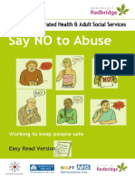 Say NO To Abuse: Redbridge Integrated Health & Adult Social Services