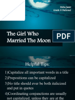 The Girl Who Married The Moon 5: Heba Jaser Grade 8 National