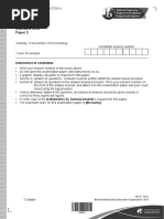 Mathematics Standard Level Paper 2: Instructions To Candidates