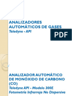 7.3 ANALIZADORES AUTOM+üTICOS DE GASES
