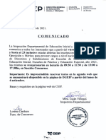 Comunicado Inscripciones Concurso de Directores