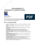 A Guide To Understanding The 10 Fundamental Accounting Principles