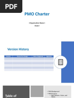 PMO Charter Template