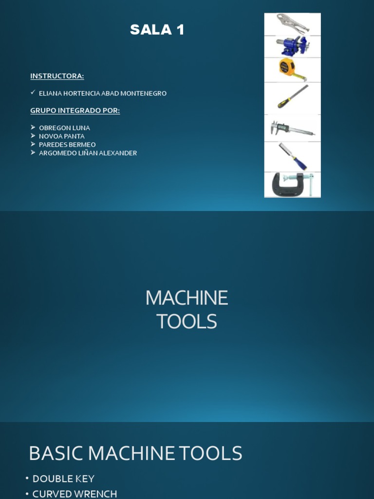 Essential Basic Machine Tools Guide | PDF