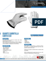 Ficha Proveedor Guante Cabritilla Corto Eco 64984