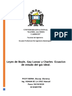 Leyes de Boyle, Gay Lussac y Charles. Ecuación de Estado Del Gas Ideal.(PICOY BERNA Jhocep Jheremy)-Convertido