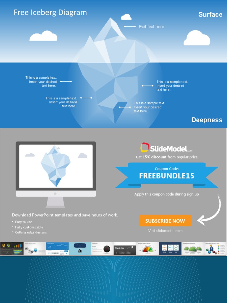 Free Customizable Iceberg Diagram | PDF
