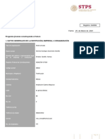 Programa Jóvenes Construyendo El Futuro I. Datos Generales de La Institución, Empresa, U Organización