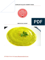 Broccoli Soup - Allasyummyfood