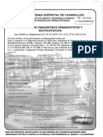 Certificado de Parametros - Chorrillos