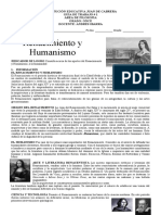 11° - Filosofía - Guía 1 - Andrés Ibarra - Renacimiento y Humanismo