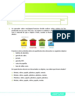 Ciencias - Avaliacao - Ligamundo Ciencias - 5o Ano - 3o Bimestre 2018 2017