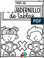 Cuadernillo Tablas de Multiplicar