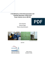 A Guidebook On Grid Interconnection and Islanded Operation of Mini-Grid Power Systems Up To 200 KW