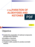 Preparation of Aldehydes and Ketones: Video 1