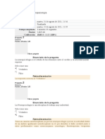 Autoevaluación 1 Neuropsicología