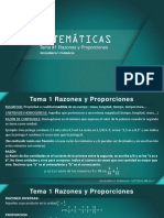 Matematicas Tema 1 Razones y Proporciones