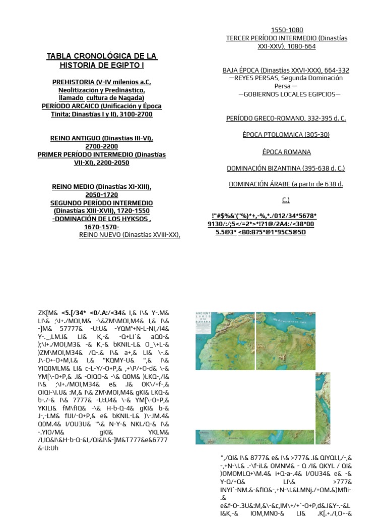 Historia De Egipto I Pdf Antiguo Egipto