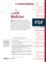 Travel Medicine: Annals of Internal Medicine