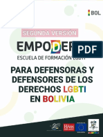 Guia Formación LGBTI - EMPODERA 2 Bolivia