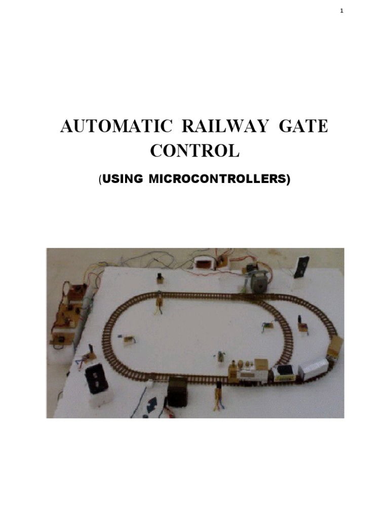 Automatic Railway Gate Control System | PDF | Systems Engineering ...