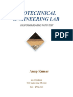 Geotechnical Engineering Lab: Anup Kumar