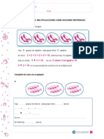 Multiplicaciones Como Adiciones Iteradas