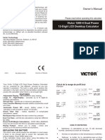 Victor 1200-4 Manual