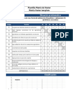 Plantilla Matriz de Vester