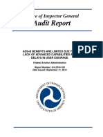 FAA ADS-B Program Audit Report 9!11!14