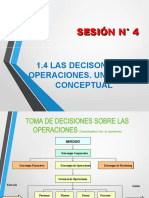 SESIÓN Las Decisiones en Operaciones.