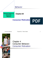 CH 04 Consumer Motivation