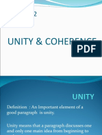 Chapter 2 Unity & Coherence