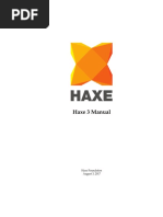 Haxe 3 Manual