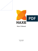 Haxe 3 Manual: The Definitive Guide