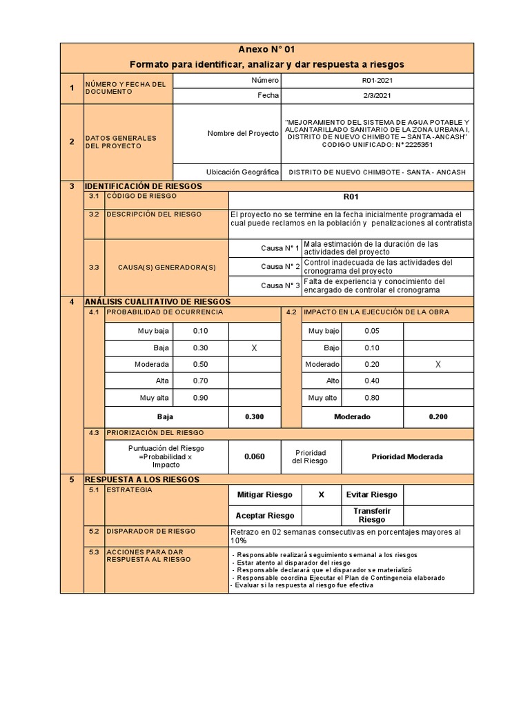 Plan de Gestion de Riesgos 20210514 164446 579 | PDF | Riesgo ...