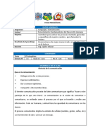 Ficha Pedagógica Lenguaje y Comunicación