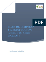 Plan de Limpieza y Desinfección