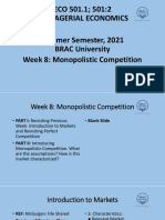 ECO 501 - 21-2 - 08 - Week 8 - Monopolistic Competition