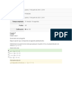 Geometria Analitica y Estadistica Cuestionarios