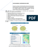 Modelos de Geoide y Elipsoide en El Perú