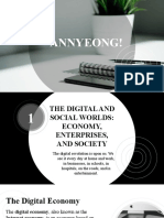 Module 3 THE DIGITAL AND SOCIAL WORLDS ECONOMY, ENTERPRISES, AND SOCIETY