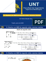 Diseños MSR Segundo Orden Ascenso Maximo