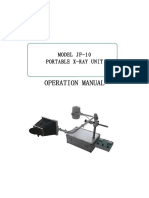 JF-10 X-Ray Unit - User and Service Manual