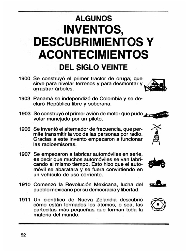 Cientificos Del Siglo 20 Y Sus Inventos 15 Algunos Inventos y Descubrimientos Del Siglo XX | PDF