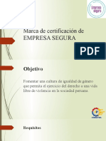 Marca de Certificación de EMPRESA SEGURA