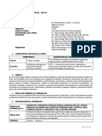 Silabo - Medicina Humana - MH510 - Farmacología Especial y General - 2021-2