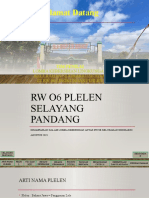 Presentasi Lomba RW 06 Plelen 2021