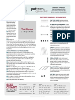 Pattern: Size Chart