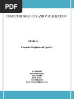 Computer Graphics and Visualization: Module-1